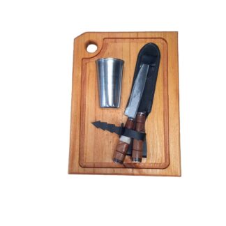 TABLA N° 0 C/VASO ACERO Y CUBIERTOS CON VAINA